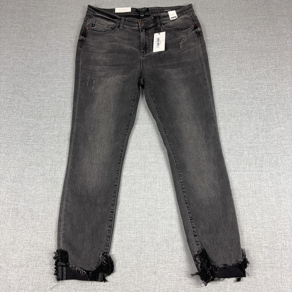 Judy Blue Women's Skinny Jeans in Faded Black